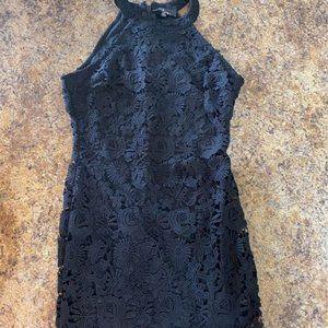 Lulus Black Lace Dress - Size M